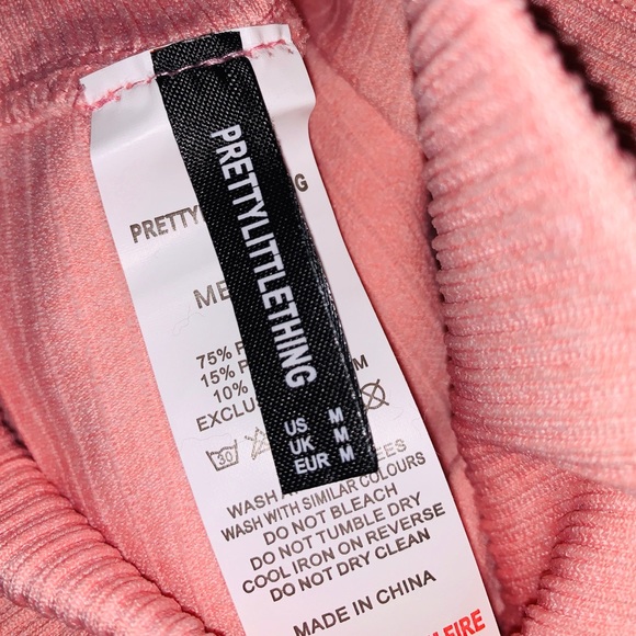 PrettyLittleThing Ribbed Leggings - Picture 3 of 3